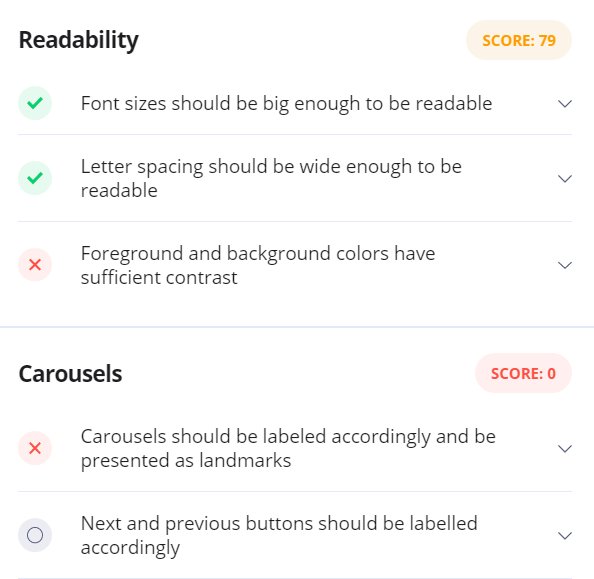 Web accessibility testing 1 - keyboard