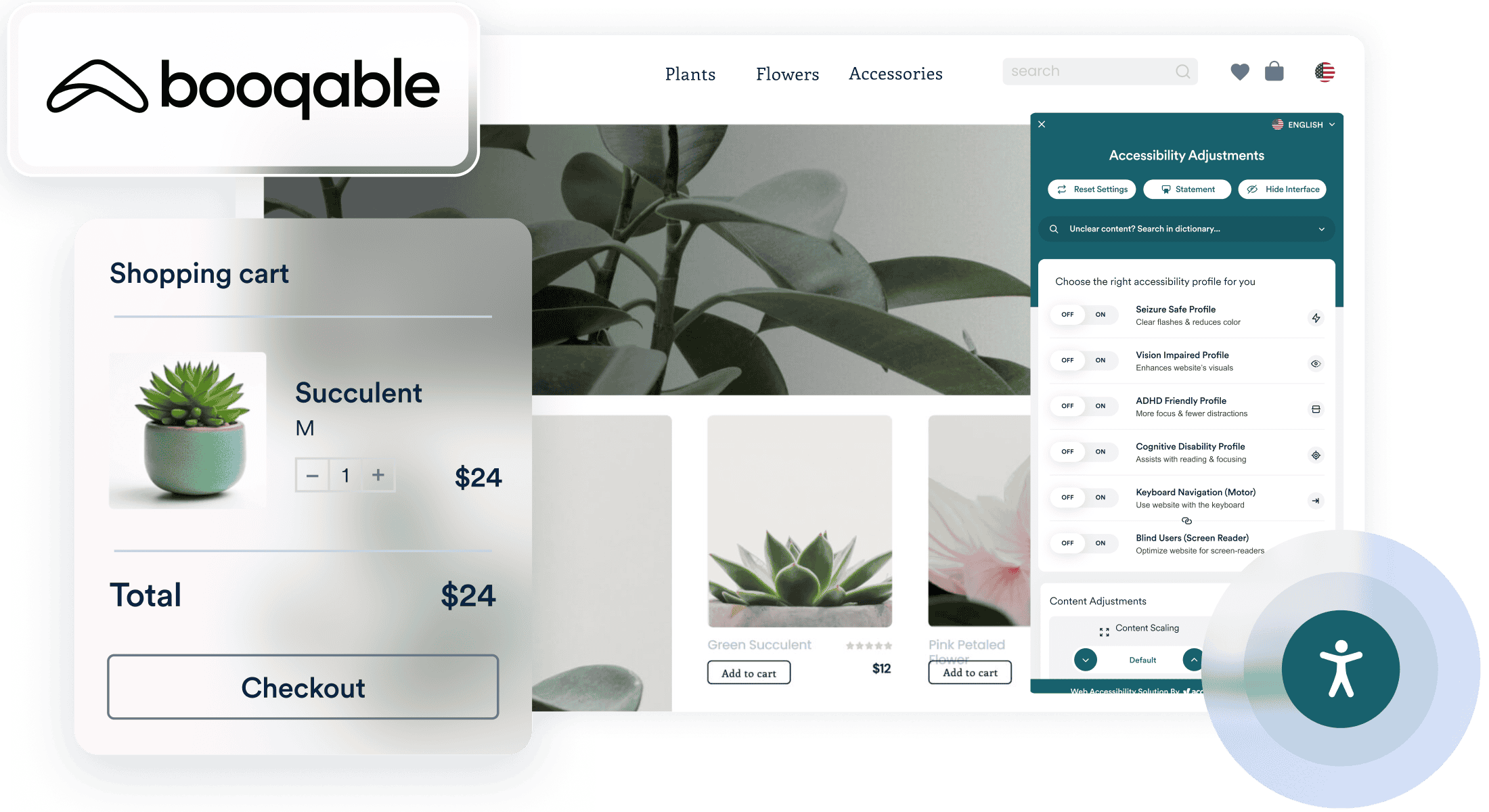ADA compliance & // WCAG adherence for your // {Booqable} website