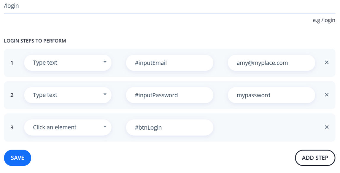 Funnels: Create an action funnel - accessiBe