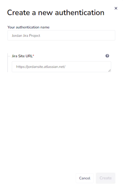 Screenshot of Jira new authentication