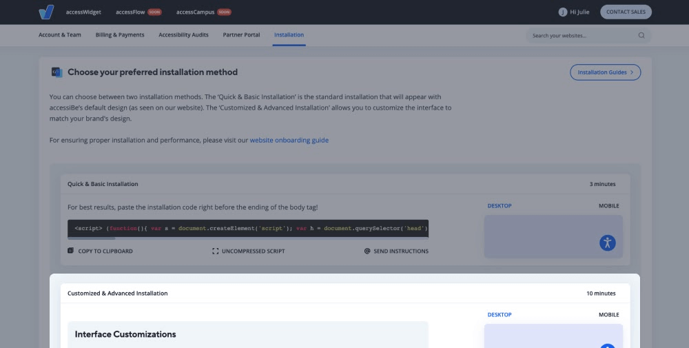 Image of dashboard