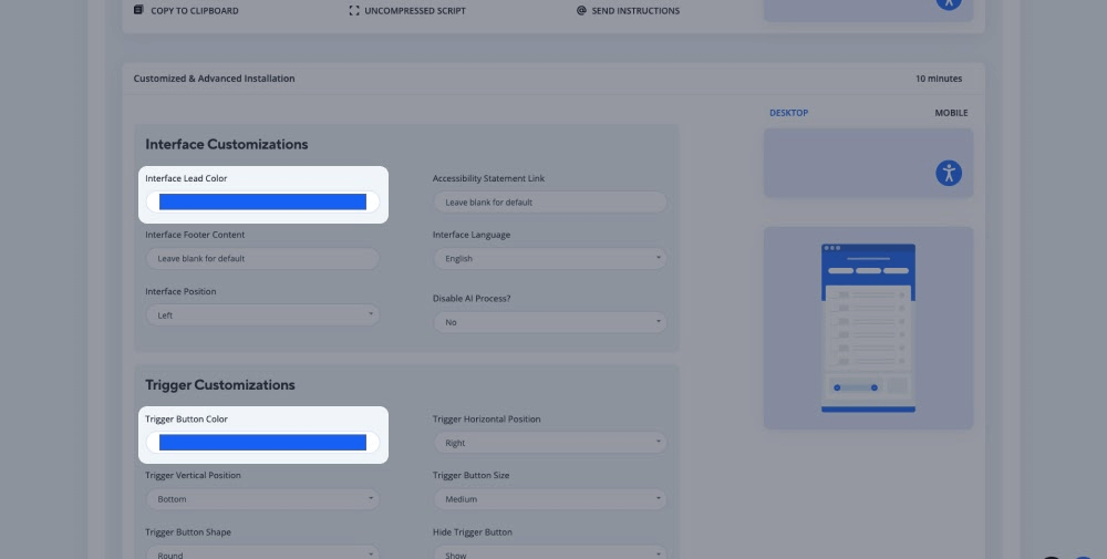 Image of dashboard