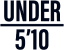 Under 5'10 logo