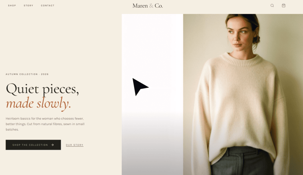 Maren & Co. homepage screenshot